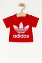 červená adidas Originals - Detské tričko 62-104 cm GD2635 Detský