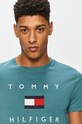 Tommy Hilfiger - T-shirt zielony MW0MW14313