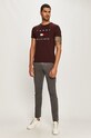Tommy Hilfiger - T-shirt MW0MW14313 bordowy AW20