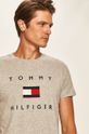 szary Tommy Hilfiger - T-shirt Męski