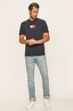 Tommy Jeans - T-shirt DM0DM08351 granatowy