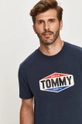 tmavomodrá Tommy Jeans - Tričko