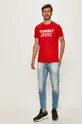 Tommy Jeans - Tričko červená