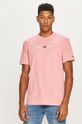 różowy Tommy Jeans - T-shirt Męski