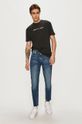 Tommy Jeans - T-shirt czarny