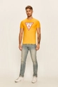 Guess Jeans - T-shirt sárga