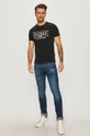 Guess - T-shirt czarny