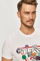 biały Guess - T-shirt