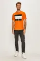 Calvin Klein - T-shirt narancssárga