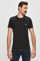 fekete Emporio Armani - T-shirt (2-pack) Férfi