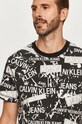 Calvin Klein Jeans - Tričko čierna J30J316482