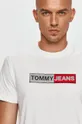 biały Tommy Jeans - T-shirt DM0DM09789