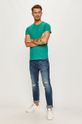 Tommy Jeans - T-shirt cyraneczka