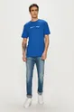 Tommy Jeans - T-shirt DM0DM09382 niebieski