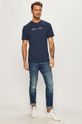 Tommy Jeans - T-shirt granatowy