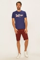 Pepe Jeans - T-shirt Salomon granatowy