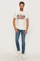 Pepe Jeans - T-shirt Sid biały