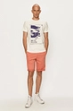 Pepe Jeans - T-shirt Slater biały