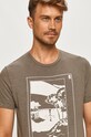 Pepe Jeans - Tričko Slater šedá PM507285