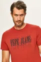czerwony Pepe Jeans - T-shirt Snow