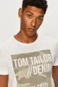 biały Tom Tailor Denim - T-shirt