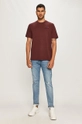 Levi's - T-shirt burgundia