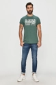 G-Star Raw - T-shirt D17838.B353.2190 turkusowy