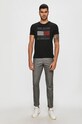 Tommy Hilfiger - Tričko MW0MW15334 čierna AW20
