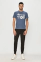 Pepe Jeans - T-shirt Edmind fioletowy