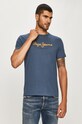 Pepe Jeans - Tričko Eggo potlač fialová PM500465.575