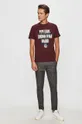 Pepe Jeans - T-shirt Curtis fioletowy