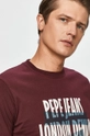 fioletowy Pepe Jeans - T-shirt Curtis