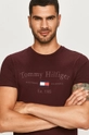 burgundské Tommy Hilfiger - Tričko