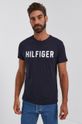 námořnická modř Bavlněné tričko Tommy Hilfiger