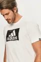 biela adidas - Tričko GD5894