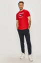 Tommy Sport - T-shirt czerwony