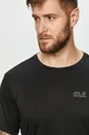 czarny Jack Wolfskin - T-shirt