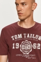 burgundské Tom Tailor Denim - Tričko