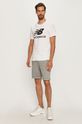 New Balance - T-shirt MT01575WT biały