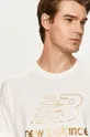 biały New Balance - T-shirt MT03503WT