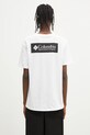 Odzież Columbia t-shirt bawełniany North Cascades 1834041 biały