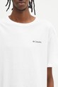 Columbia t-shirt bawełniany North Cascades biały 1834041