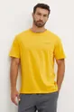 Хлопковая футболка Columbia North Cascades жёлтый