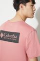 Columbia cotton t-shirt North Cascades 1834041 pink