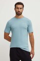 Columbia t-shirt bawełniany North Cascades niebieski 1834041