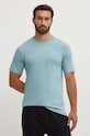 Columbia t-shirt bawełniany North Cascades niebieski 1834041