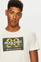 biały Jack & Jones - T-shirt