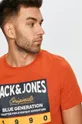 πορτοκαλί Jack & Jones - Μπλουζάκι