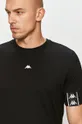 czarny Kappa - T-shirt