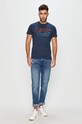 Premium by Jack&Jones - T-shirt 12178170 granatowy AW20